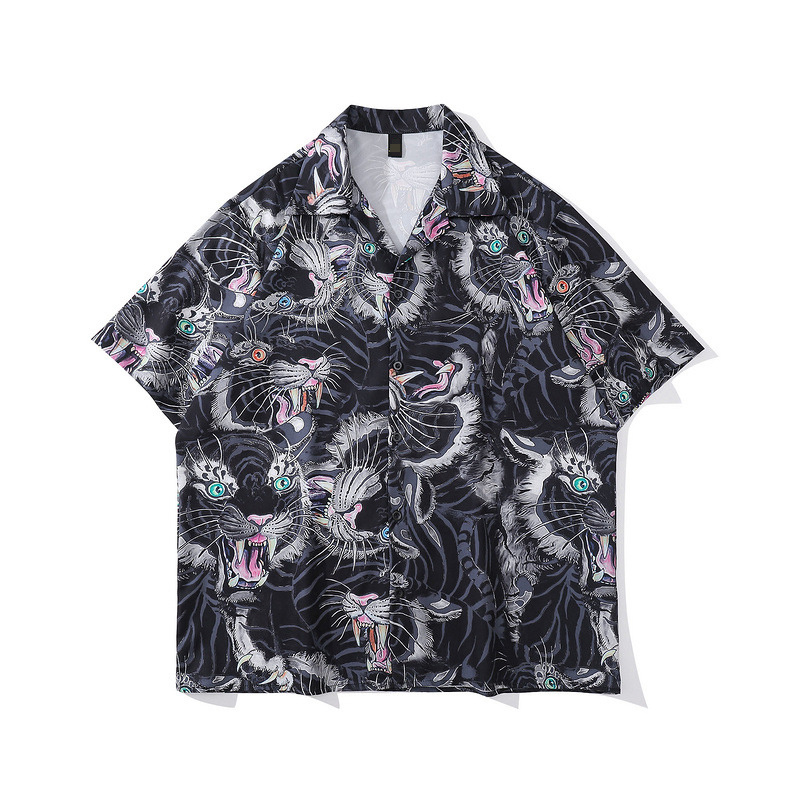 casual animal printing shirts for sale