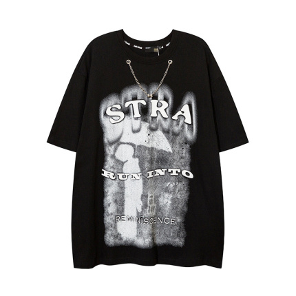 cheap teenagers letters black t shirts