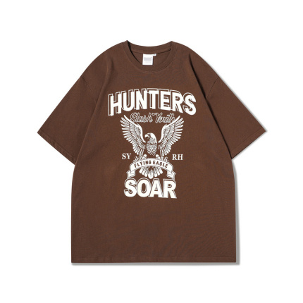 letters pattern hip hop t shirts