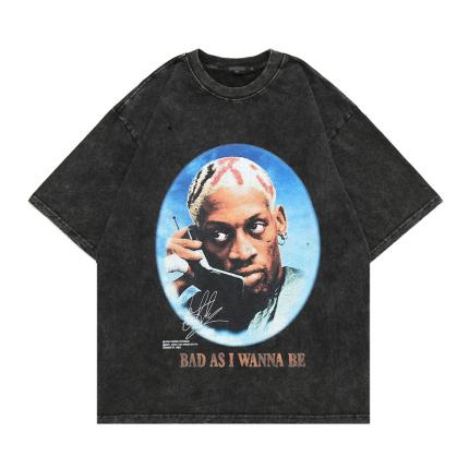 portrait pattern cotton t shirts