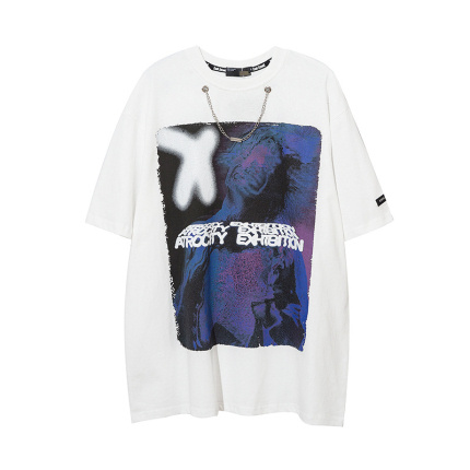 spoof pattern fashion t shirts