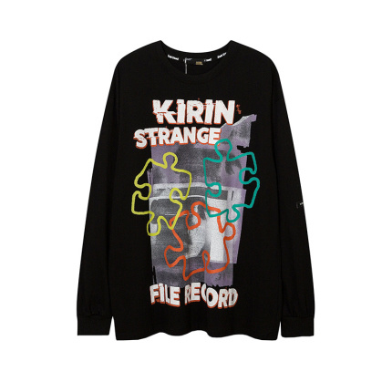 mens cool printing long sleeves