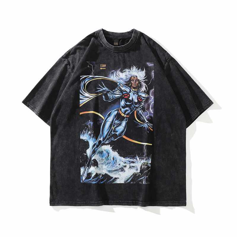 cool shirts cartoon pattern cotton