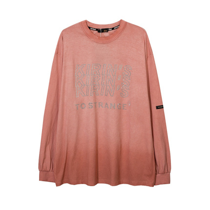 teenagers pink long sleeve t shirts
