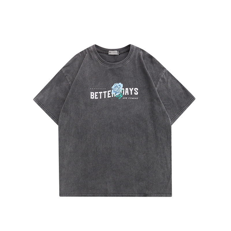 grey t shirt loose summer