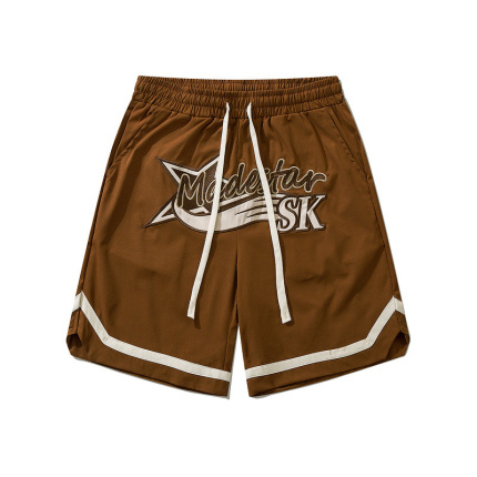 black fashion gym shorts men