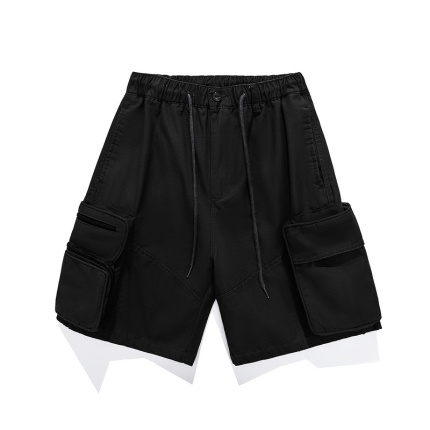 knee length shorts with big pocket