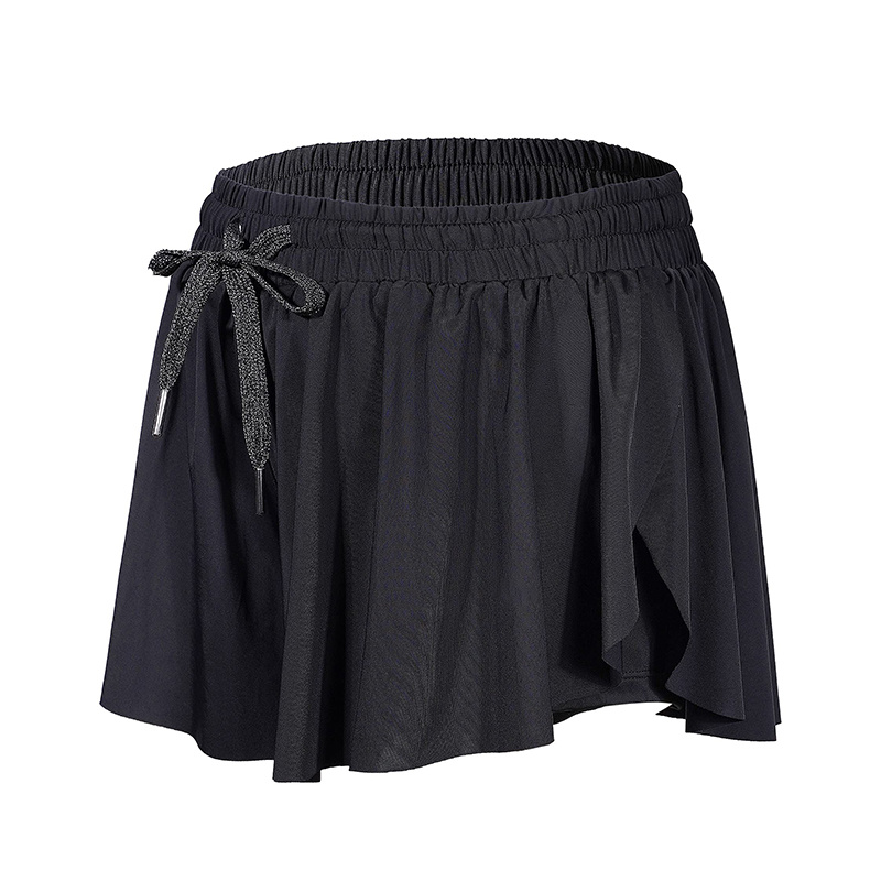 flowy black skirt
