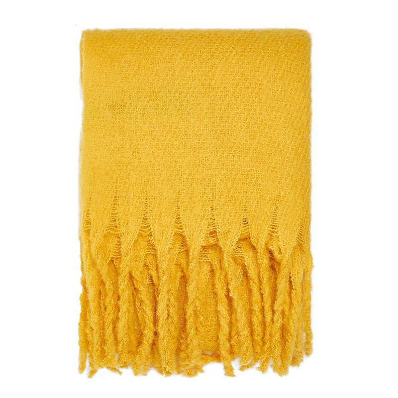 ladies scarf artificial wool lengthened