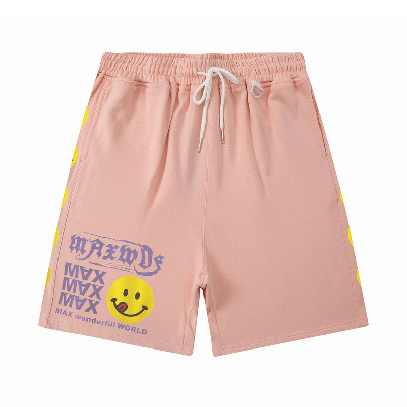lovely pink sport shorts for men