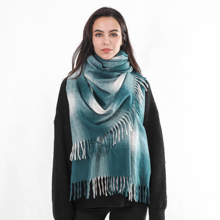 rectangular shape ladies scarf burlap