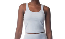 new popular trend white tank tops