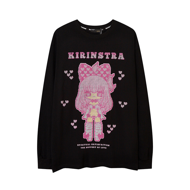 trendy cartoon print t shirt