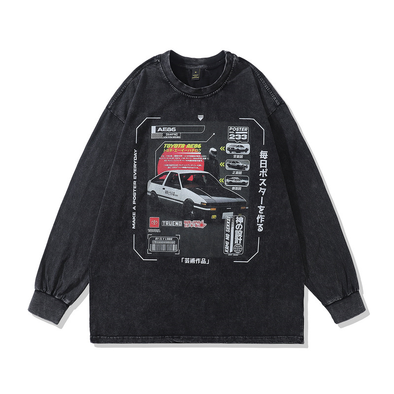 men black car pattern t shirts
