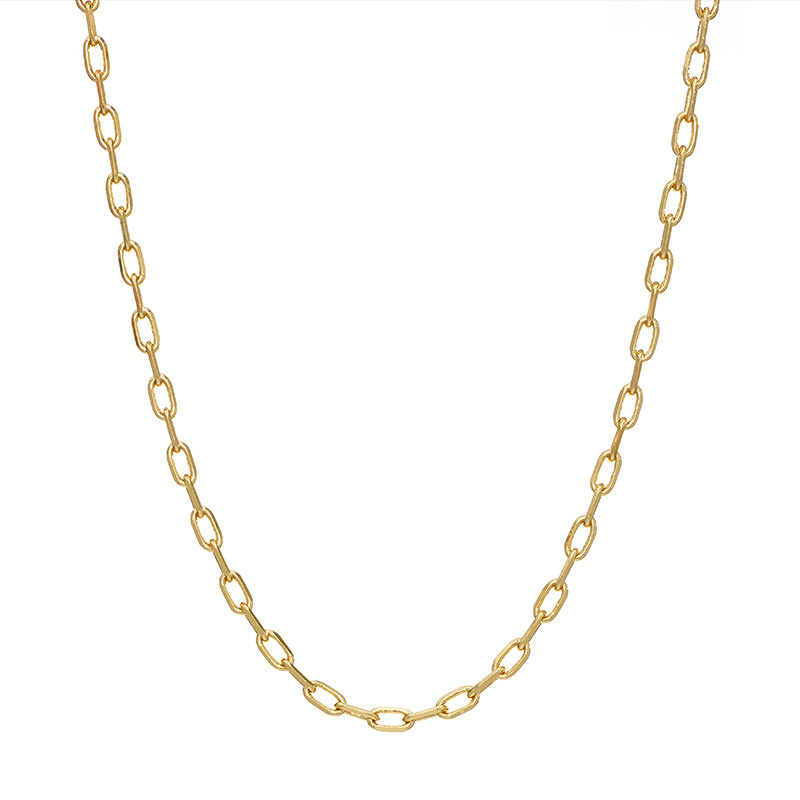 gold chain necklace bamboo chain