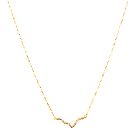 gold necklace snake bone chain