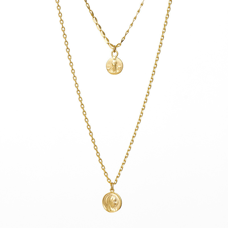 alloy gold necklace fashion style