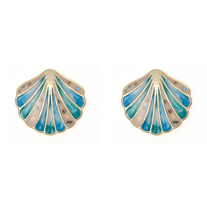 fashion cute shells pattern earrings