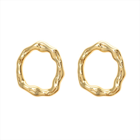 quality gold plated stud earrings