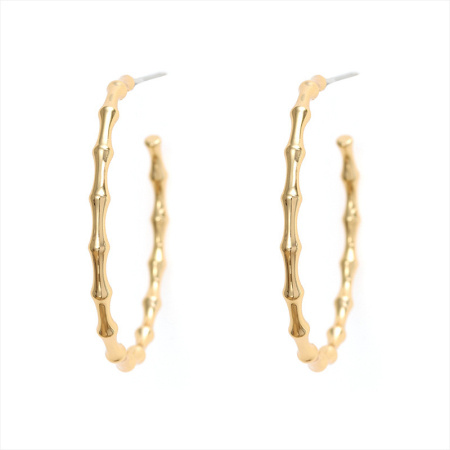 favorite gold plated c hoop earrings