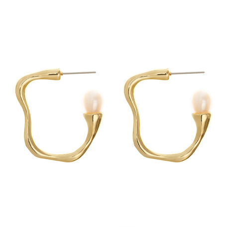 awesome gorgeous gold plated earrings