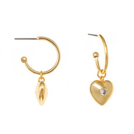 creative love heart shape earrings