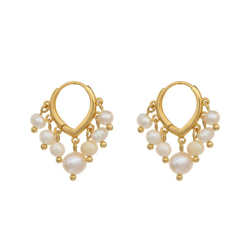 hipster glamour perfect gold earrings