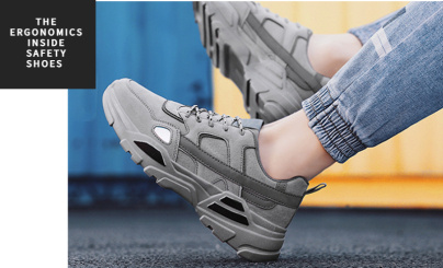 ergnomic features comfortable safety work shoes