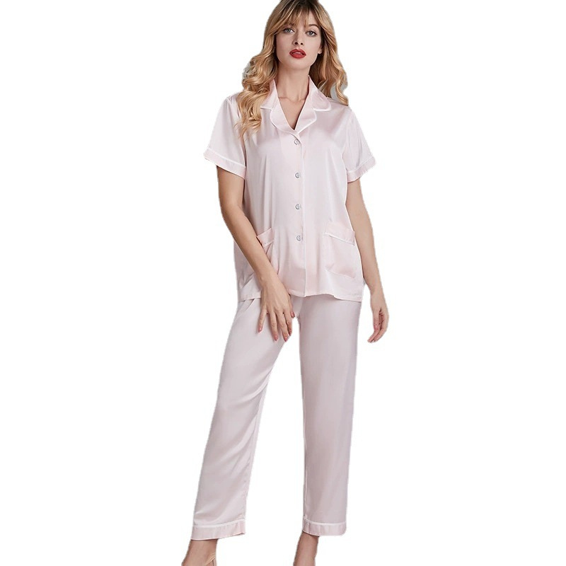 comfy pajamas short sleeve long pants