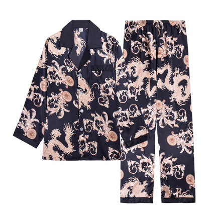 mens pajamas set simple natural