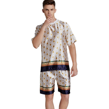 mens pajama short sets simple natural