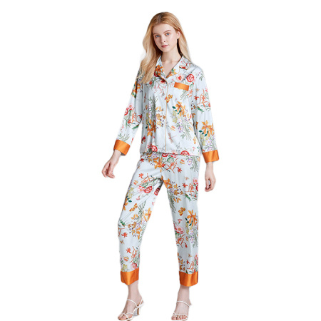 silk pajamas for women long sleeve