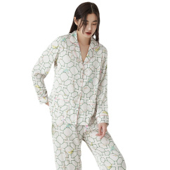 women characteristics graphic pajama sets