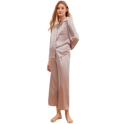 simple natural pajama sets solid color