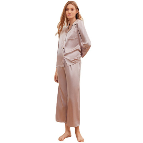 simple natural pajama sets solid color