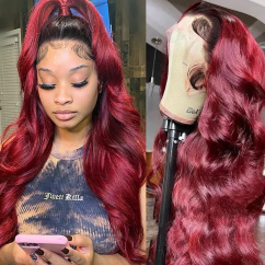 red wigs hair extensions