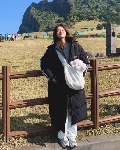 Medium and long padded down jacket