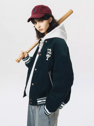 Vintage baseball jacket jacket