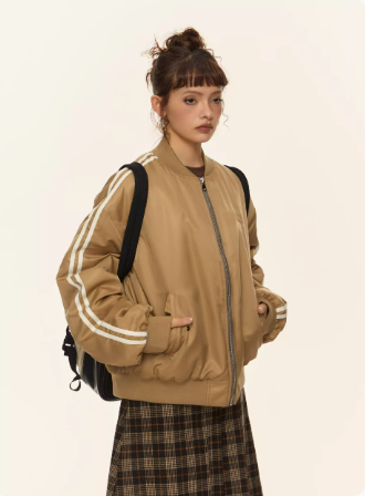 Vintage preppy padded baseball uniform