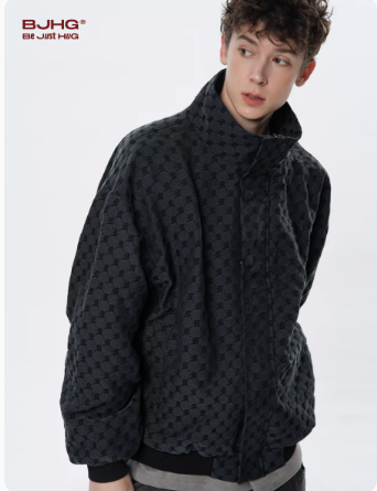 Standing collar presbyopia casual top