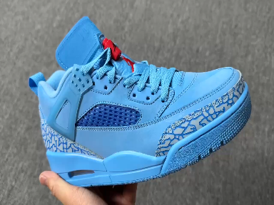 Jordan spizike low！低帮蓝，头层麂皮批次 市售最强一版！