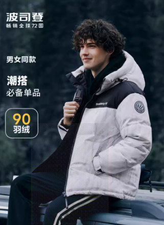 Warm down jacket