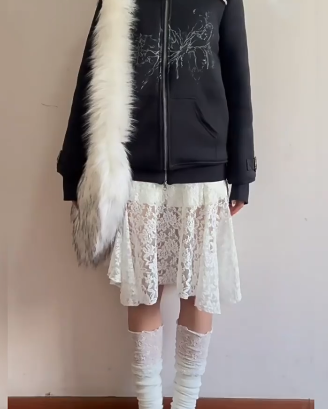 A thin hoodie