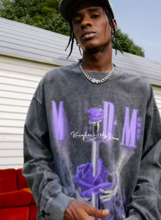 Sword and Rose long sleeve T-shirt