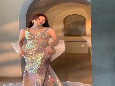 #Fishtail evening dress
#New high-end light luxury
#A niche French high-end feel
#Bride's Wedding Dress