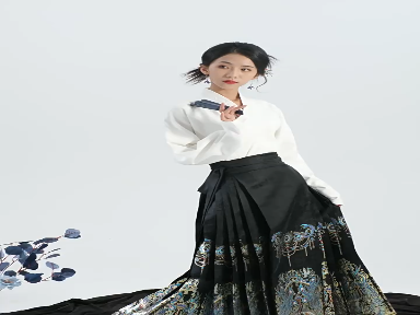 Original Horse-faced Skirt Paired with Airplane-sleeve Traditional Chinese-style Cross-collar Shirt, New Chinese-style Improved Hanfu.
#Chinese Hanfu
#Horse faced skirt
#Original Hanfu
#Latest model
#Early Spring Style
#Spring and Summer
#Ancient Style Hanfu