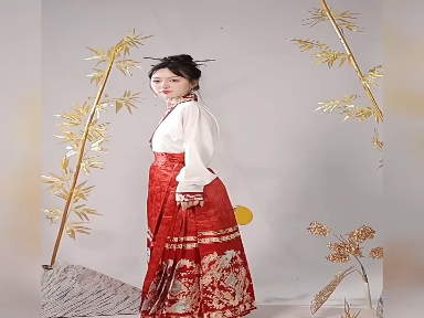 Introducing a modern interpretation of traditional Chinese attire for women, this Hanfu ensemble combines the classic 'flying sleeve' design with a 'horse-faced skirt', perfect for daily wear and commuting. Embracing elements of Chinese heritage, this outfit blends timeless elegance with practicality.#Chinese Hanfu
#Horse faced skirt
#Original Hanfu
#Latest model
#Early Spring Style
#Spring and Summer
#Ancient Style Hanfu