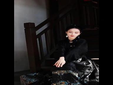 A black Hanfu skirt infused with traditional Chinese elements, featuring woven colorful patterns and satin fabric reminiscent of the Ming Dynasty era. This half-length skirt, known as a horse-faced skirt, embodies the essence of Han culture, making it a stylish addition to women's Hanfu attire.
#Chinese Hanfu
#Horse faced skirt
#Original Hanfu
#Latest model
#Early Spring Style
#Spring and Summer
#Ancient Style Hanfu