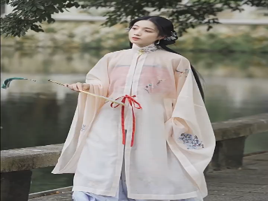 Ming-style ink wash style with a vertical collar and overlapping gradient cloak, paired with a horse-faced skirt, Hanfu.#Chinese Hanfu
#Horse faced skirt
#Original Hanfu
#Latest model
#Early Spring Style
#Spring and Summer
#Ancient Style Hanfu