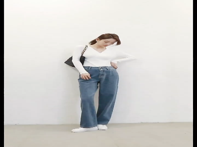 New spring and summer leisure loose thin mopping pants casual style show high thin high waist wide leg jeans women